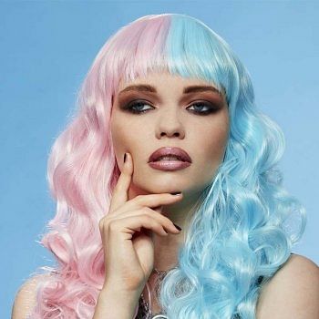MANIC PANIC SIREN WIG - COTTON CANDY ANGEL - Parrucca